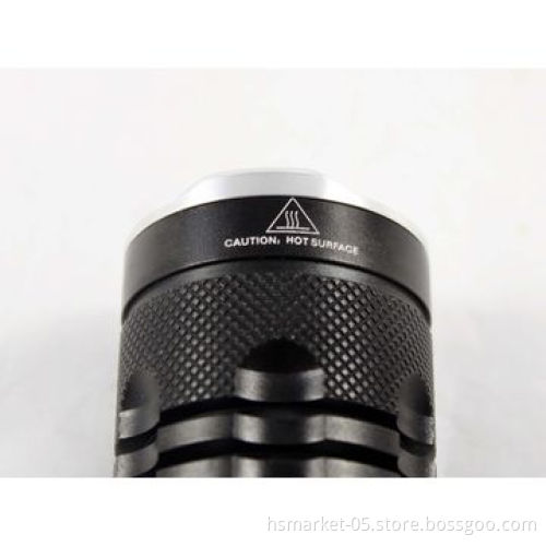 1000-lumen Cree U2 LED flashlight with 18650 Li-ion battery